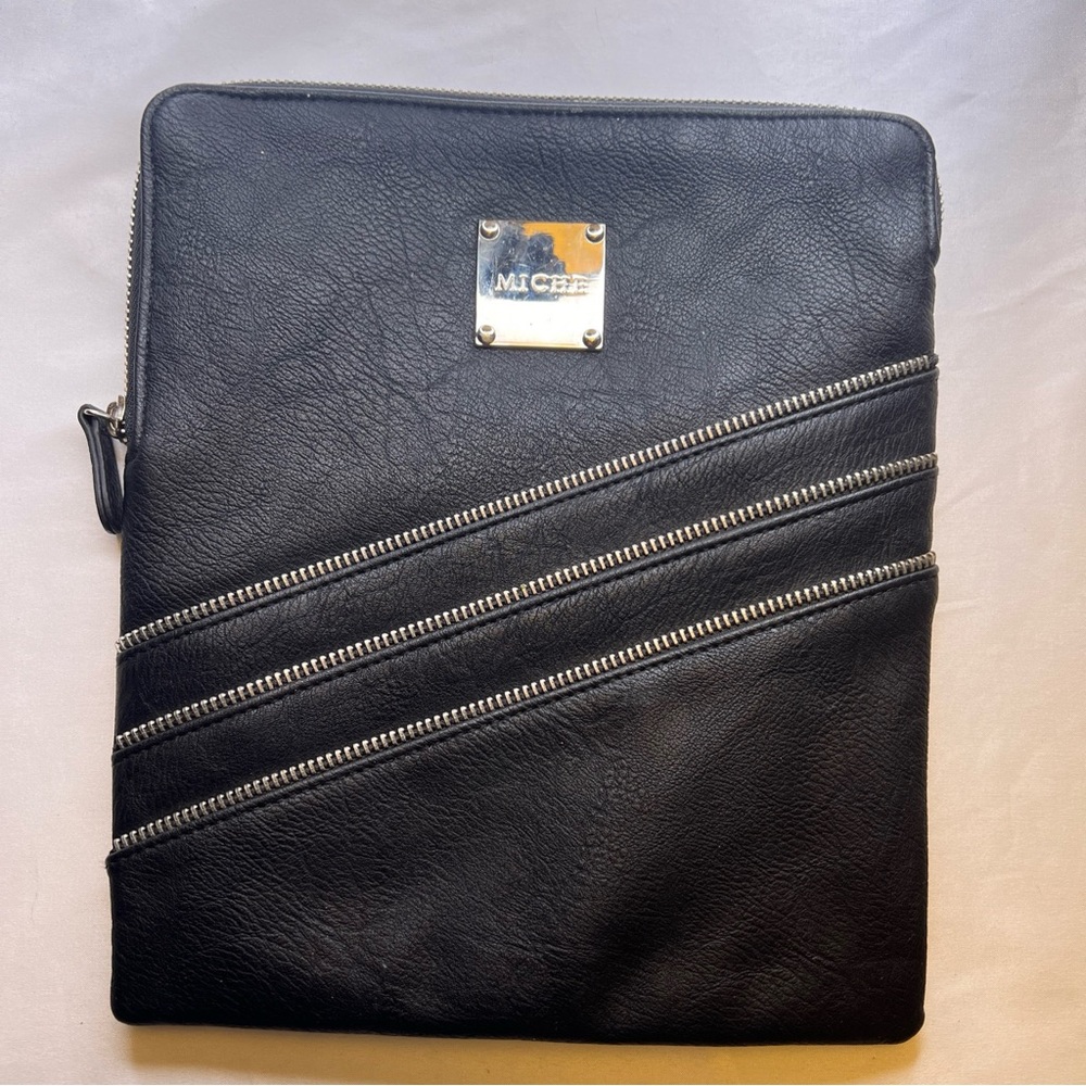 MICHE  10"  Black  Tablet  Case Or Makeup Clutch Padded